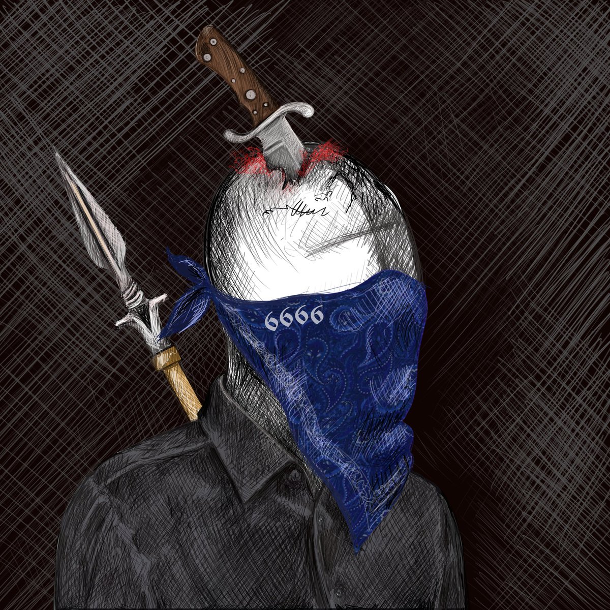 NiftyMateo's tweet photo. Alas..... it's time to go. Picked you up off the floor 5 months ago like it was yesterday. @SOLgods_ #knifehead https://t.co/XZABtg2fTq
