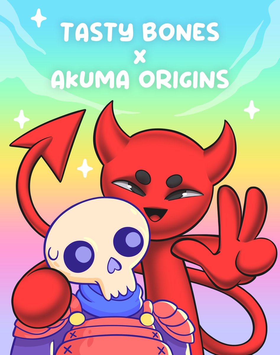 AkumaOrigins's tweet photo. 🌈 Tasty Bones x Akuma Origins  🎋

Our undead friends at @TastyBonesNFT sent some highly trained reinforcements, joining our Yokai to protect the realm!

Be on the lookout for some colorful looking Yokai!

To celebrate we are giving away 3 whitelist spots to people who interact https://t.co/gTOP6ia8U5