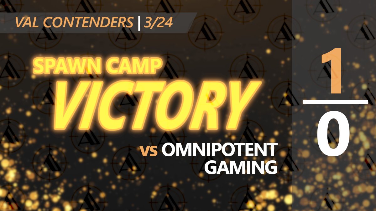 _SpawnCamp's tweet photo. Starting off Valorant Contenders Weekly with a win.
GGs Omnipotent Gaming.  
@zFlazhy , @HUNZH1 , @CurryshotTV , @SaLazer__ , @CommunityGaming https://t.co/uAUldqLcoK