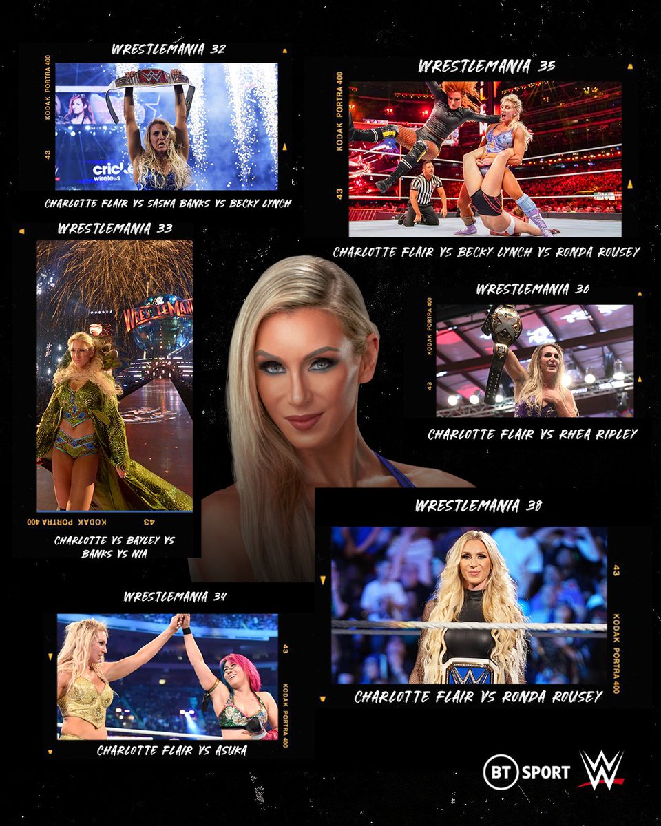 The Queen of #WrestleMania 

<a href="/MsCharlotteWWE/">Charlotte Flair</a> 👑