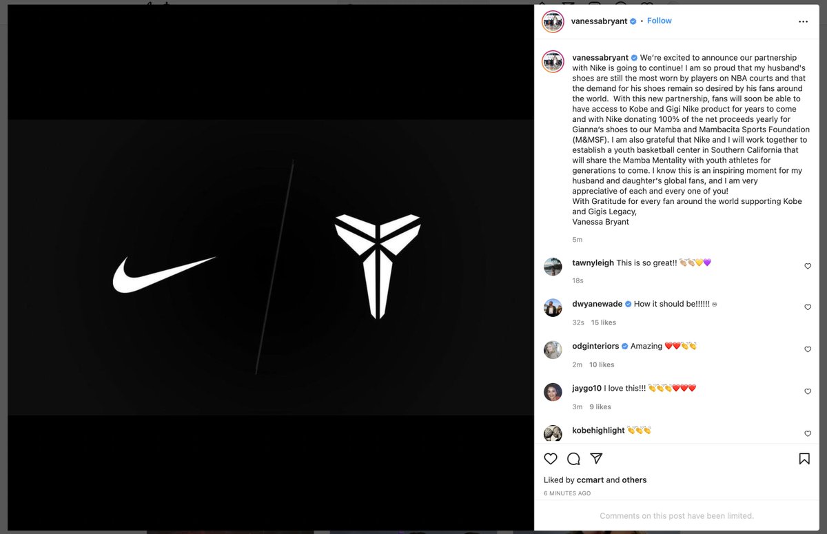 TheSiteSupply's tweet photo. Kobe Bryant x Nike is back. 🙏🏼 https://t.co/mPxXNXIBwm