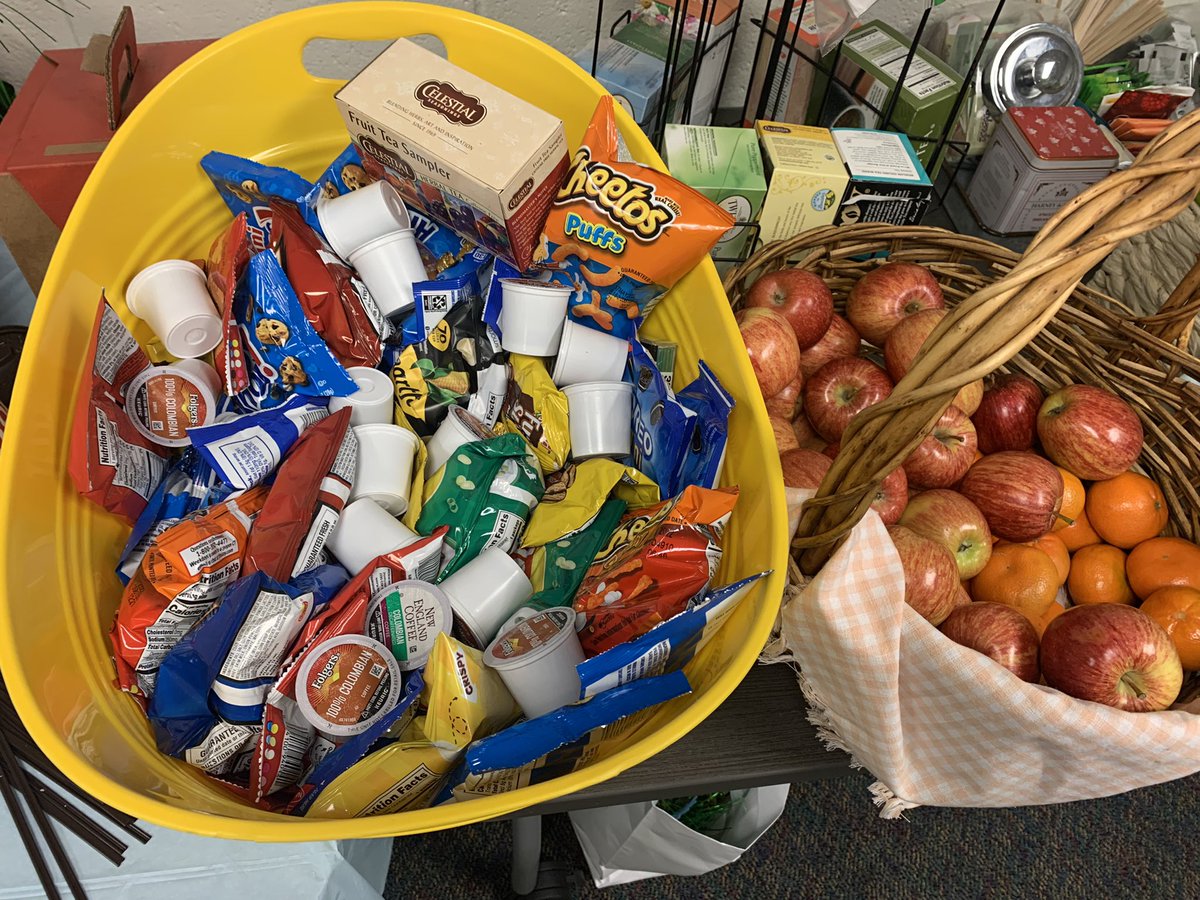 Thank you to the North Hill and University Hills staff for the thoughtful snacks and treats. We felt the love. <a href="/BaldwinRcs/">Baldwin Elementary - RCS</a>