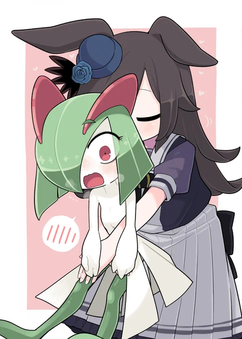 skebで描いたキルリアむぎゅぎゅライスちゃん! 