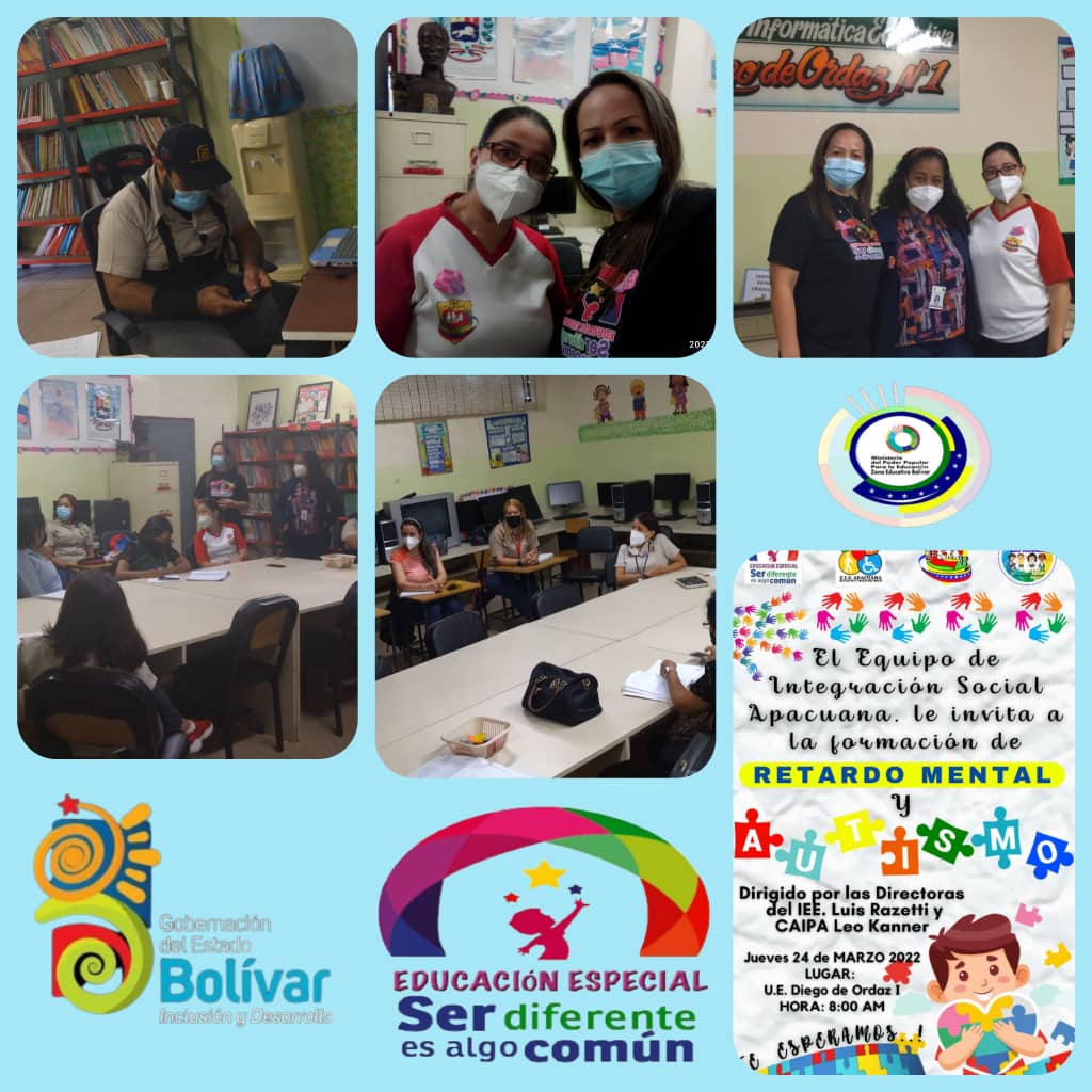 CaipaLeo's tweet photo. Como parte de las actividades programadas por el Equipo de Integración Social Apacuana, se realizó el Conversatorio sobre Retado Mental y Autismo con el apoyo del directivo del IEE Luis Razetti y el CAIPA Leo Kanner en la Escuela Diego de Ordaz I. @PalmaBetzi @especialbol https://t.co/wn0QhGJ2CW