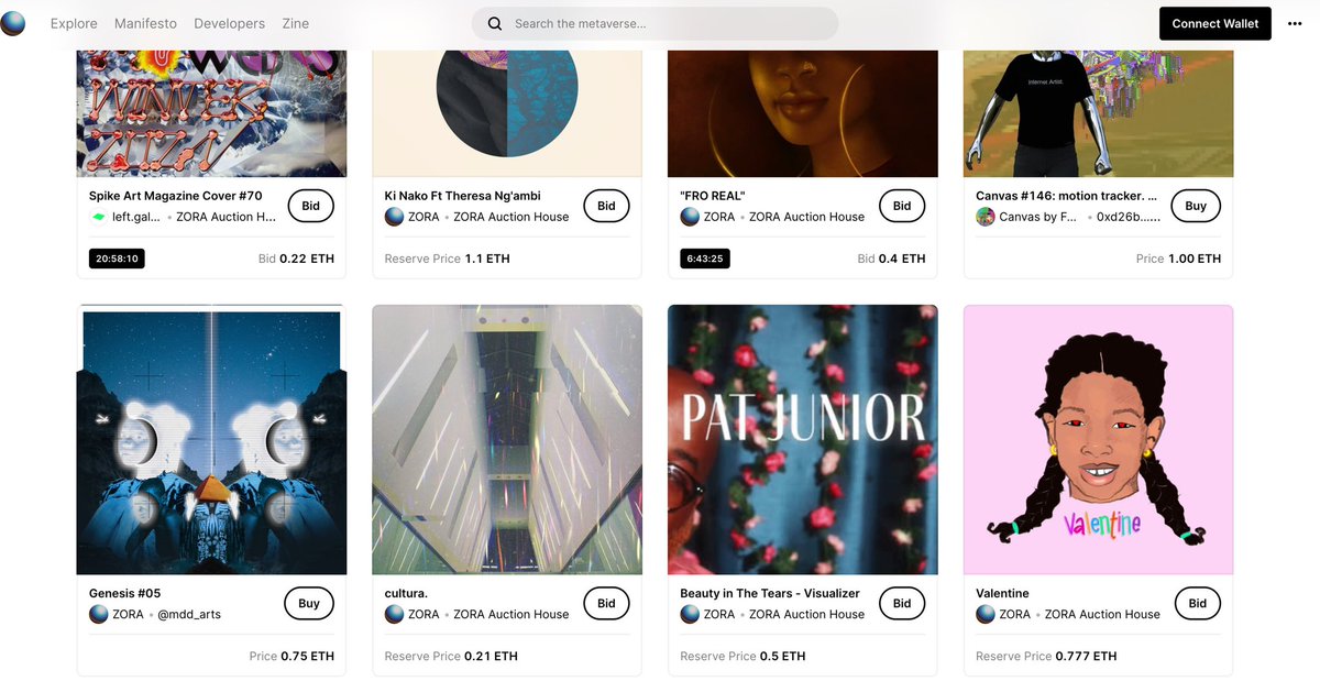 iampatjunior's tweet photo. BRUV

Just went to front page of @ourZORA &amp; look who’s up there (along with good company) 

BID ON YA BOY 🤞🏾💐

#web3patjunior https://t.co/11GF0qyV8O