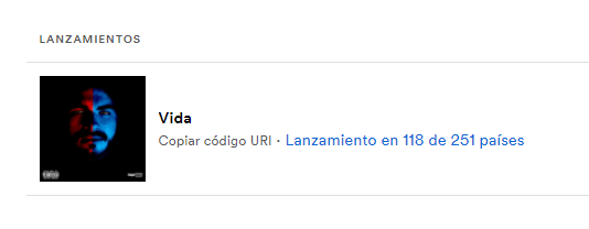 En 118 pa&iacute;ses ya pueden escuchar mi &aacute;lbum 🥴 https://t.co/Bg4q6ETt0k<a href="/tag/vida"class="tags"><span>#vida</span></a>