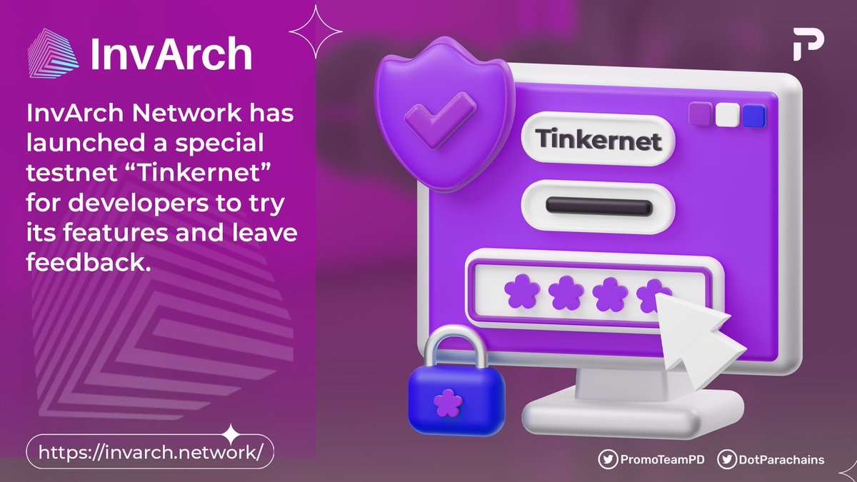 .<a href="/InvArchNetwork/">InvArch</a>  has launched a special #testnet #Tinkernet for #developers to try its features and leave feedback.

This testnet will be launched on 25 March and will be running for one week. We'll publish instructions later.

Read:
app.subsocial.network/5857/hello-pol…