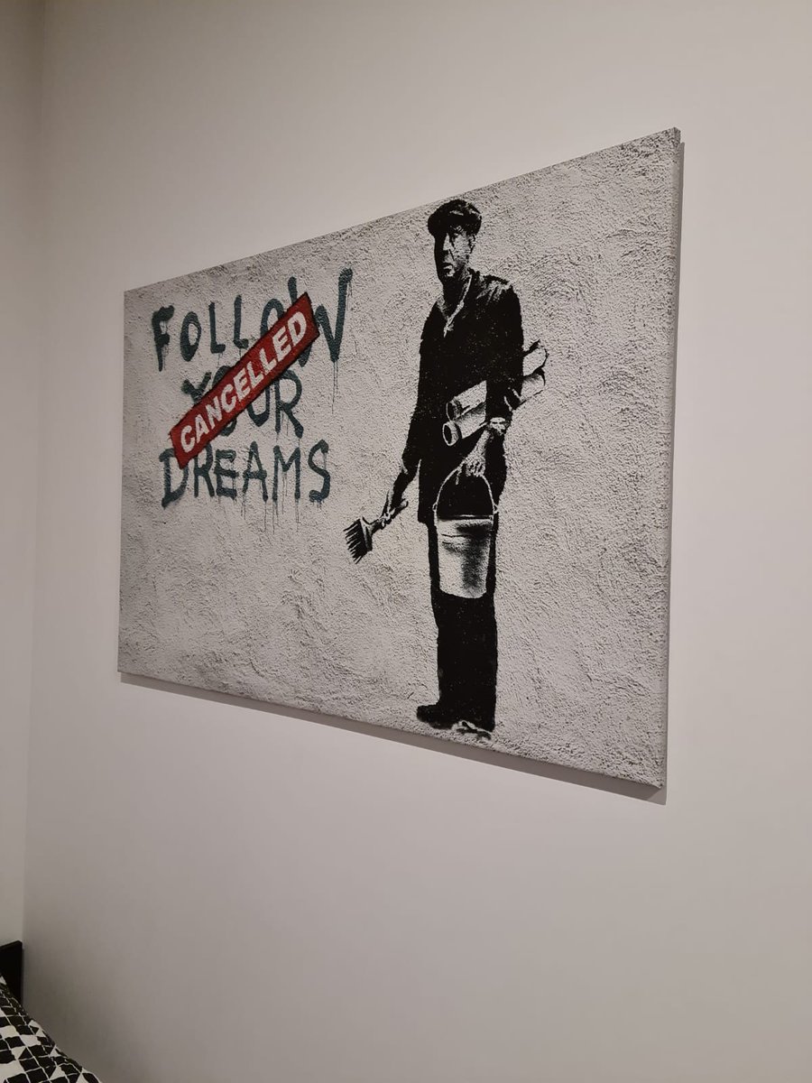 Stopped for some sleep near Auschwitz around an hour ago. A much needed rest after all the non stop driving. Super cool apartment