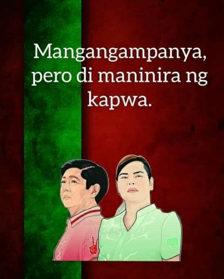 princessa1938's tweet photo. Eversince naman.
No negative campaigning. No hate. No cancel culture. Kaya kaming nagmamahal sa inyo ganun din, chill lang at lalo namin kayong mamahalin.❤💚✌👊 https://t.co/depEEgqMpX