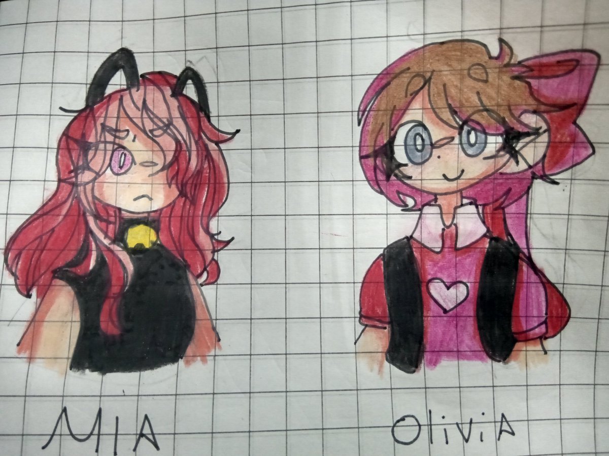 Corneli4__'s tweet photo. Minhas waifus ai 😔👉👈
#superchickenjumper 
A olivia e a mia ficaram estranhas -dor- https://t.co/BLJxbZN119