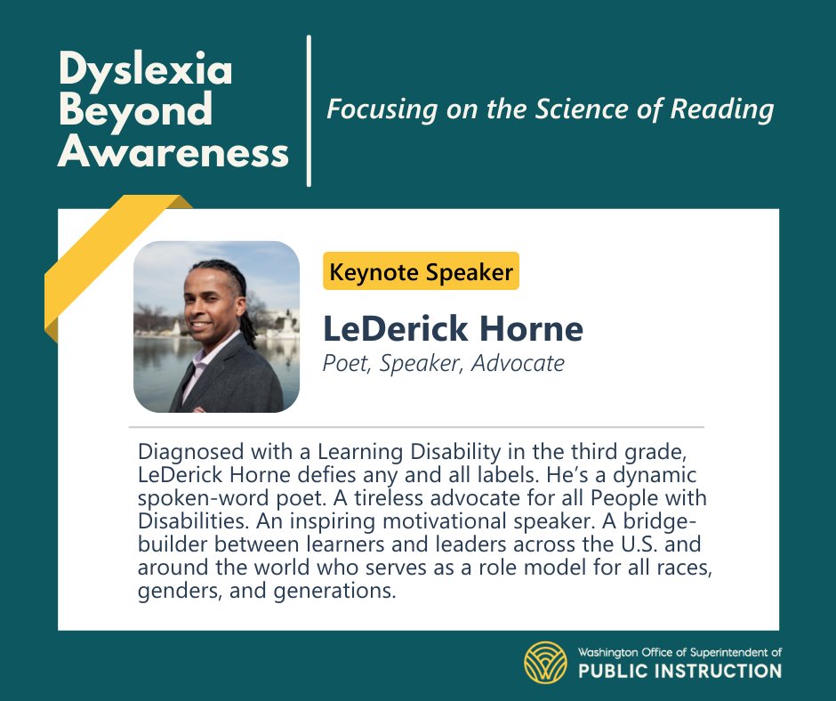 Attend the Dyslexia Beyond Awareness Summit, May 12–13! Learn more about this event, the speakers, and register: buff.ly/3HgkcGD

#WAedu <a href="/JoyfulLiteracy/">Joyful Literacy Interventions</a> <a href="/draliciarf/">Alicia Roberts Frank, Ed.D</a>