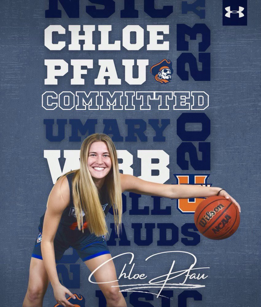 I’m excited to announce my decision to continue my academic and athletic career <a href="/UMaryWomenBball/">UMary Women’s Basketball</a> huge thank you to <a href="/neumania_UMARY/">Rick Neumann</a> and <a href="/brookelemar/">Brooke Le Mar</a> #committed