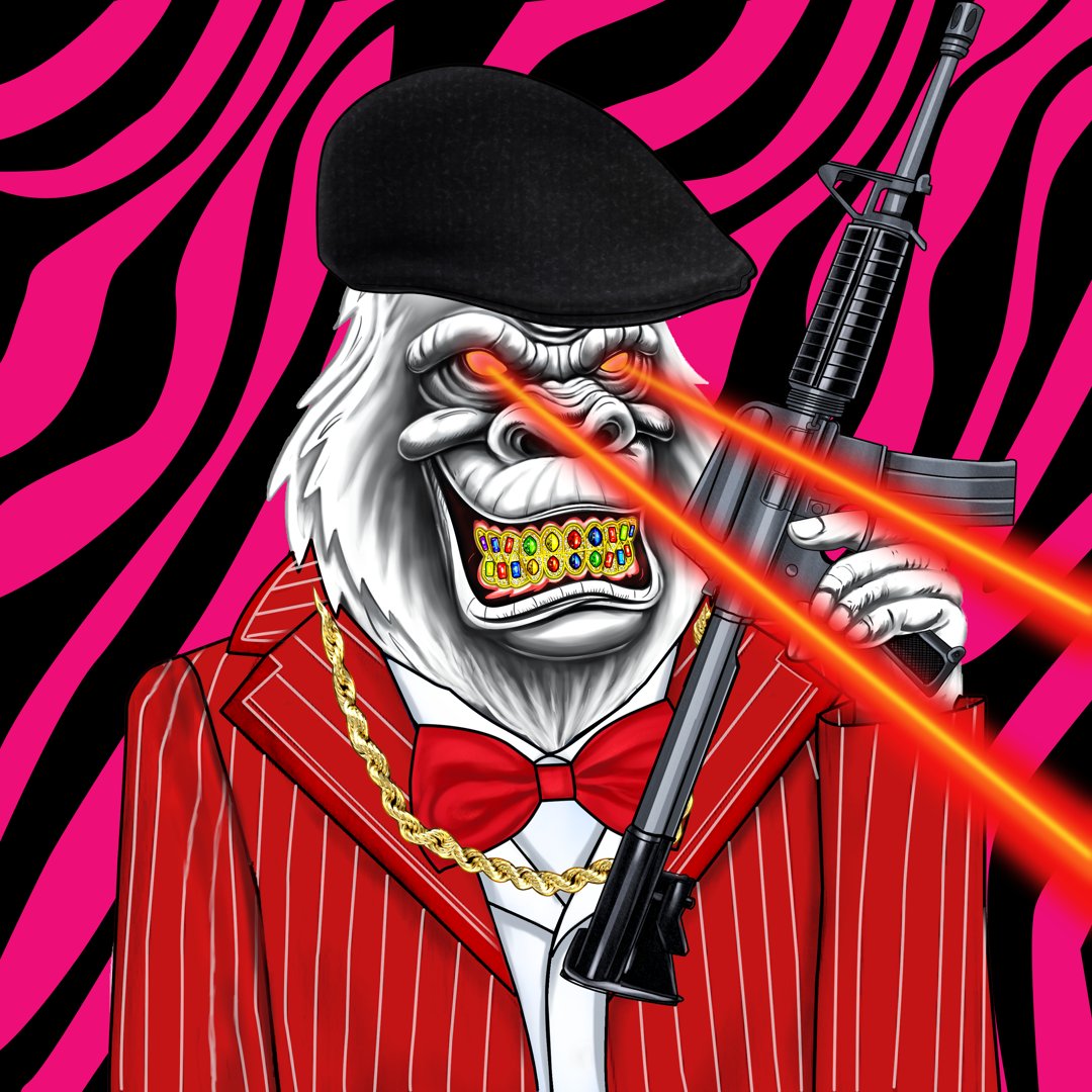 Little heads up, we’re starting regular react giveaways in our discord!
Swing by and check it out.
No requirements to enter just react for a chance of winning.

#apes #gangstergorillas #meta #solana