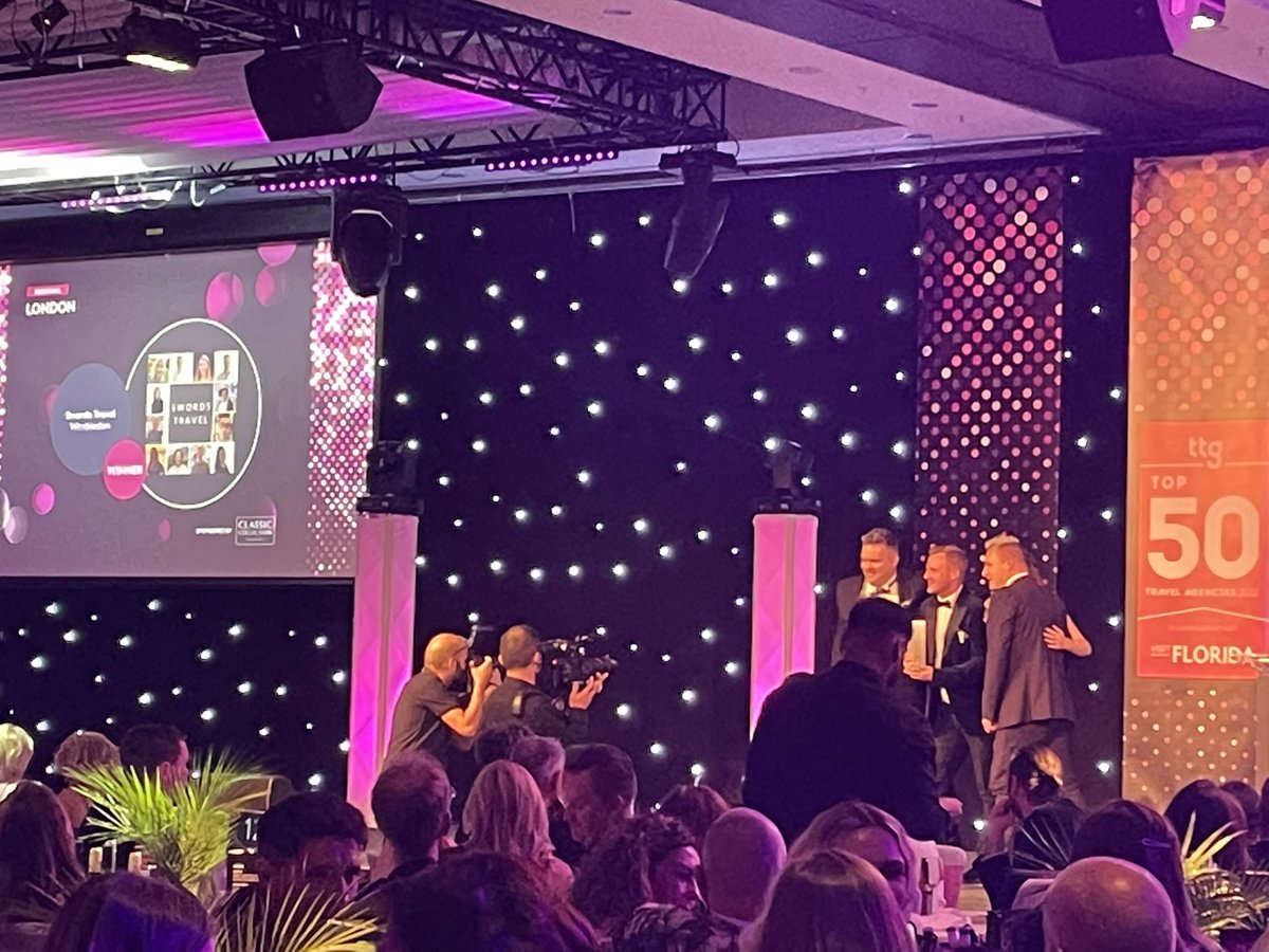 Bravo to industry darlings <a href="/swords_travel/">Swords Travel</a> congratulations on your achievement! That trophy cabinet must be creaking with all your silverware! Well deserved 🏆 <a href="/TTGMedia/">TTG</a> #TTGTop50 Top Travel Agency - London <a href="/stuart_swords/">Stuart Swords</a>