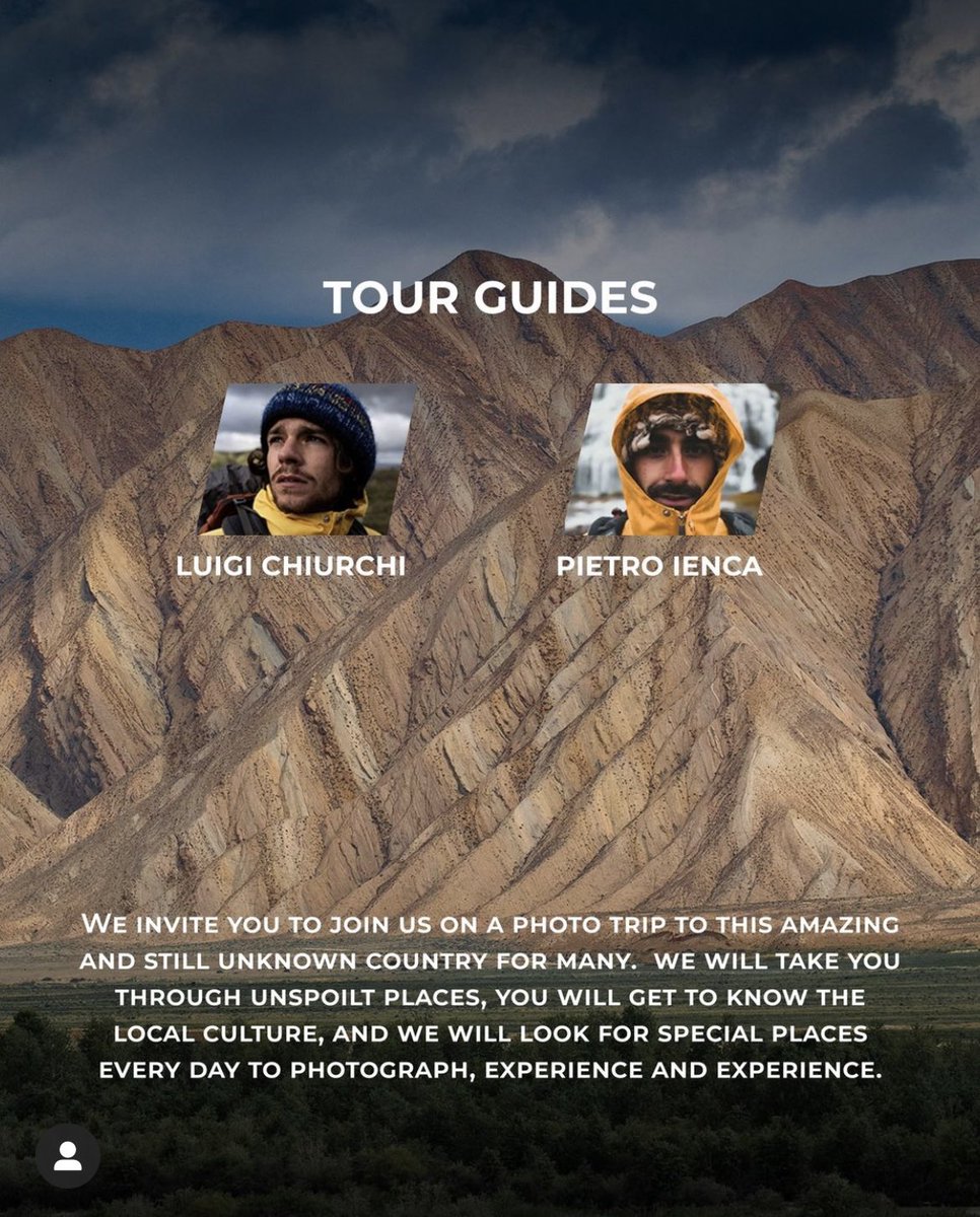 LuigiChiurchi's tweet photo. Are you ready ?! From 1st to 13th August we open for the first time a photo tour in which 8 people or photographers can join us.  We chose Kyrgyzstan because it is one of the most exciting countries we have visited. 
More info: https://t.co/rszyiJqNmr https://t.co/irDigO0MNc
