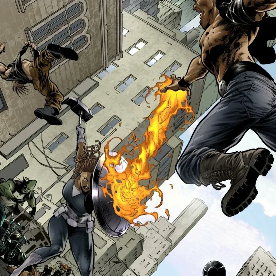 VeritasComic's tweet photo. Less than 10 hours left to back @VeritasComic on @WeAreZoop! We need less than $200 to make our goal and print the first run of Issues 1&amp;2! We can do it folks! Help support #indiecomics!

https://t.co/iVyweAUa0q

#comics #crowdfunding #indiecomic https://t.co/3TVDQmRPp2