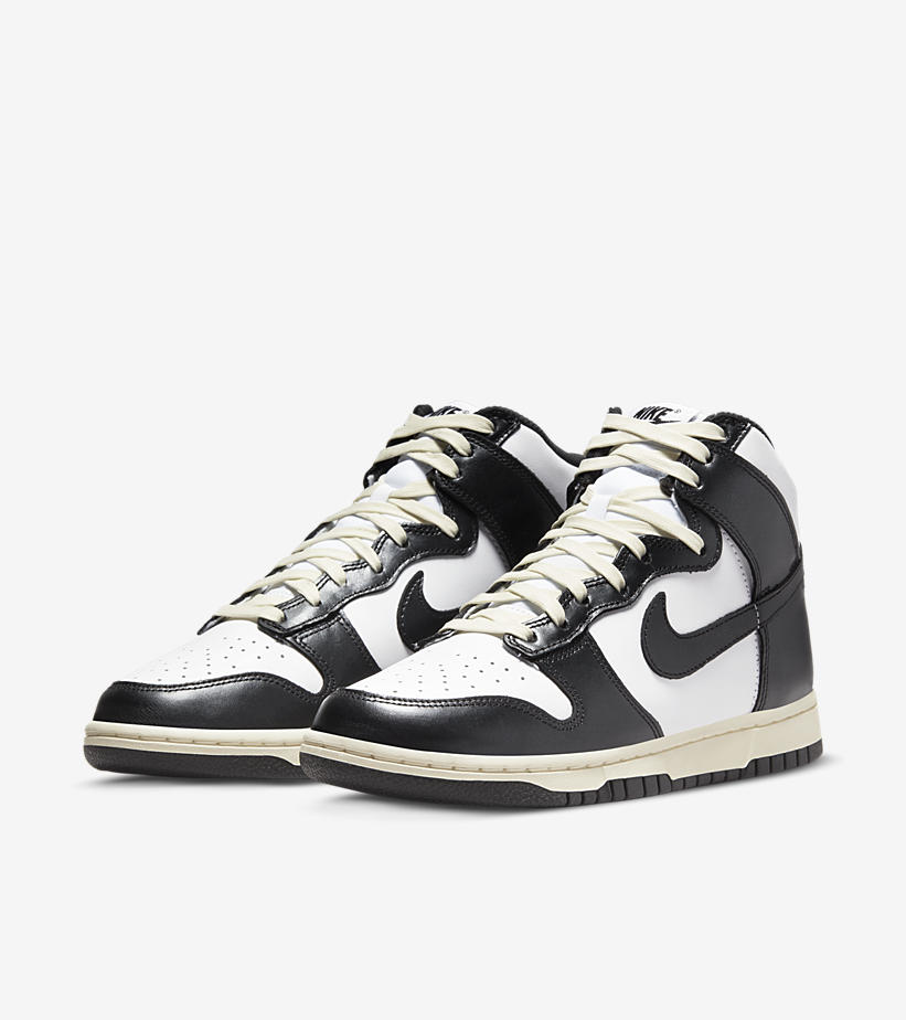 SOLELINKS's tweet photo. Ad: Women's Nike Dunk High 'Vintage Black' releases April 7th => https://t.co/S6G9CtQiq9 https://t.co/OYyvoYvOnJ