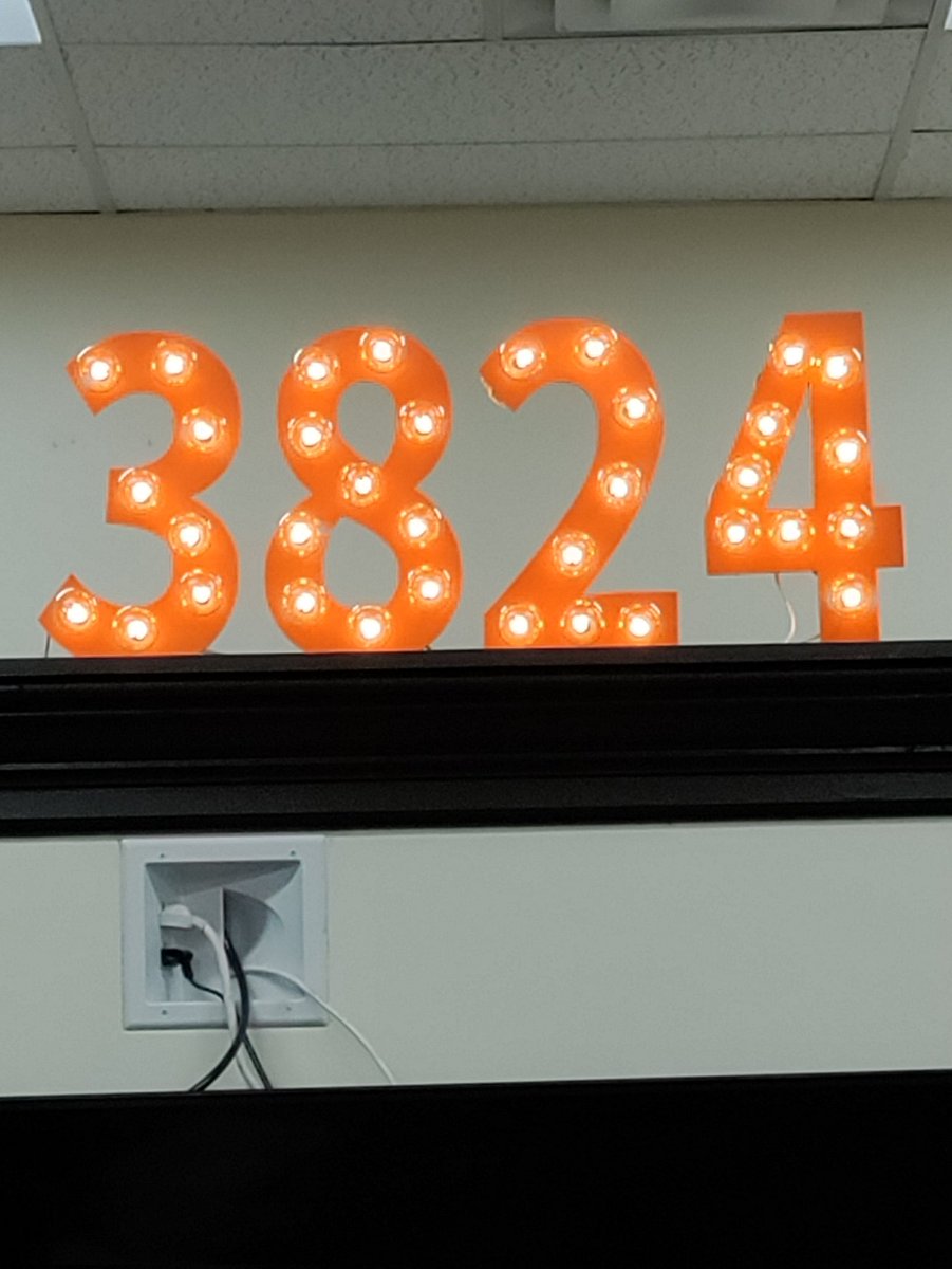 They say the neon lights are bright, at  "3824"