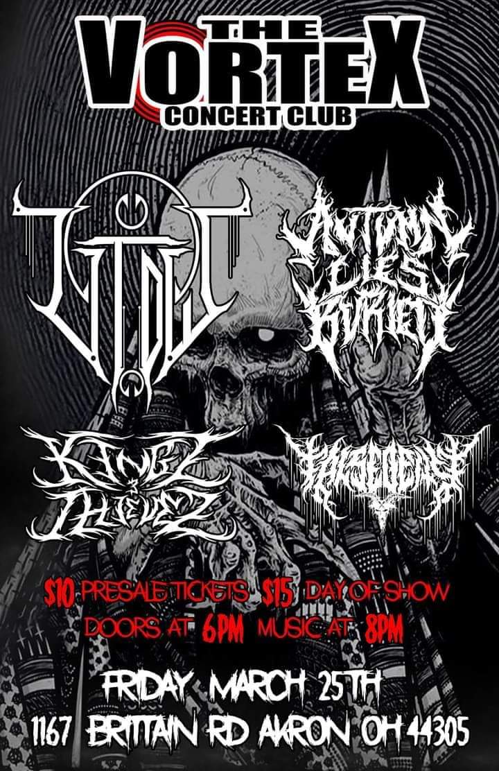 ALBMetal's tweet photo. Next stop on the divorce tour Akron, Ohio. See you reprobates there.

#DivorceTour #Aristocracy #PraiseTheFall

https://t.co/HRdNovrqG3 https://t.co/vz54CjVGvP