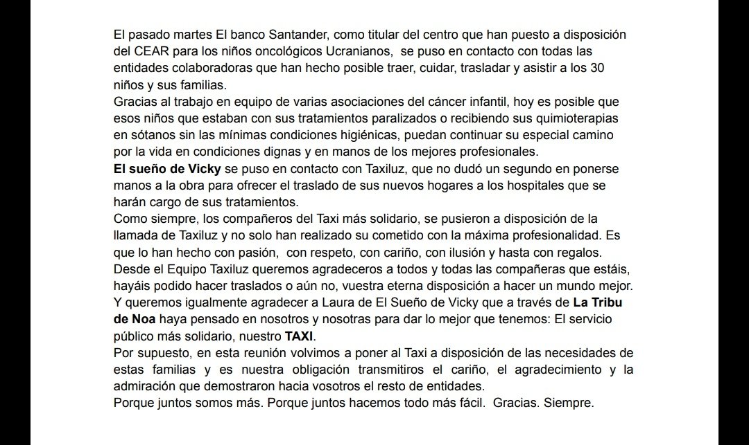 TaxiLuz's tweet photo. @CEARefugio @elsuenodevicky
#taxi #taxiluz #elsueñodevicky #latribudenoa #Solidaridad https://t.co/K03BRDQben
