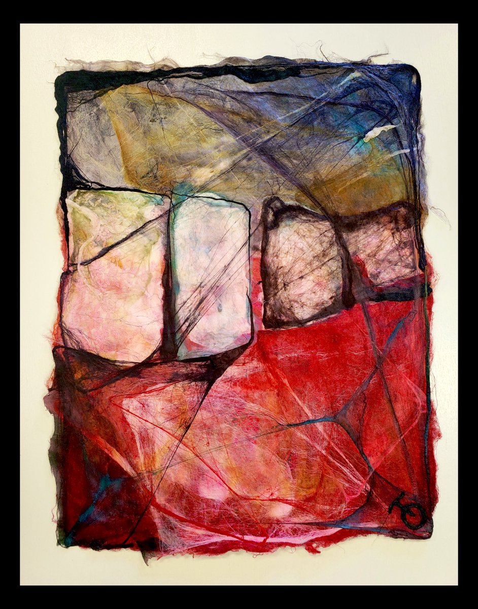 TeaOkro's tweet photo. Red Carpet
Silk Fusion 
20” x 16” 
2020

#Art #ArtistOnTwitter #fiber #fiberart #Georgian #silk #silkfusion #red #Abstract https://t.co/GR7pPYkA0y