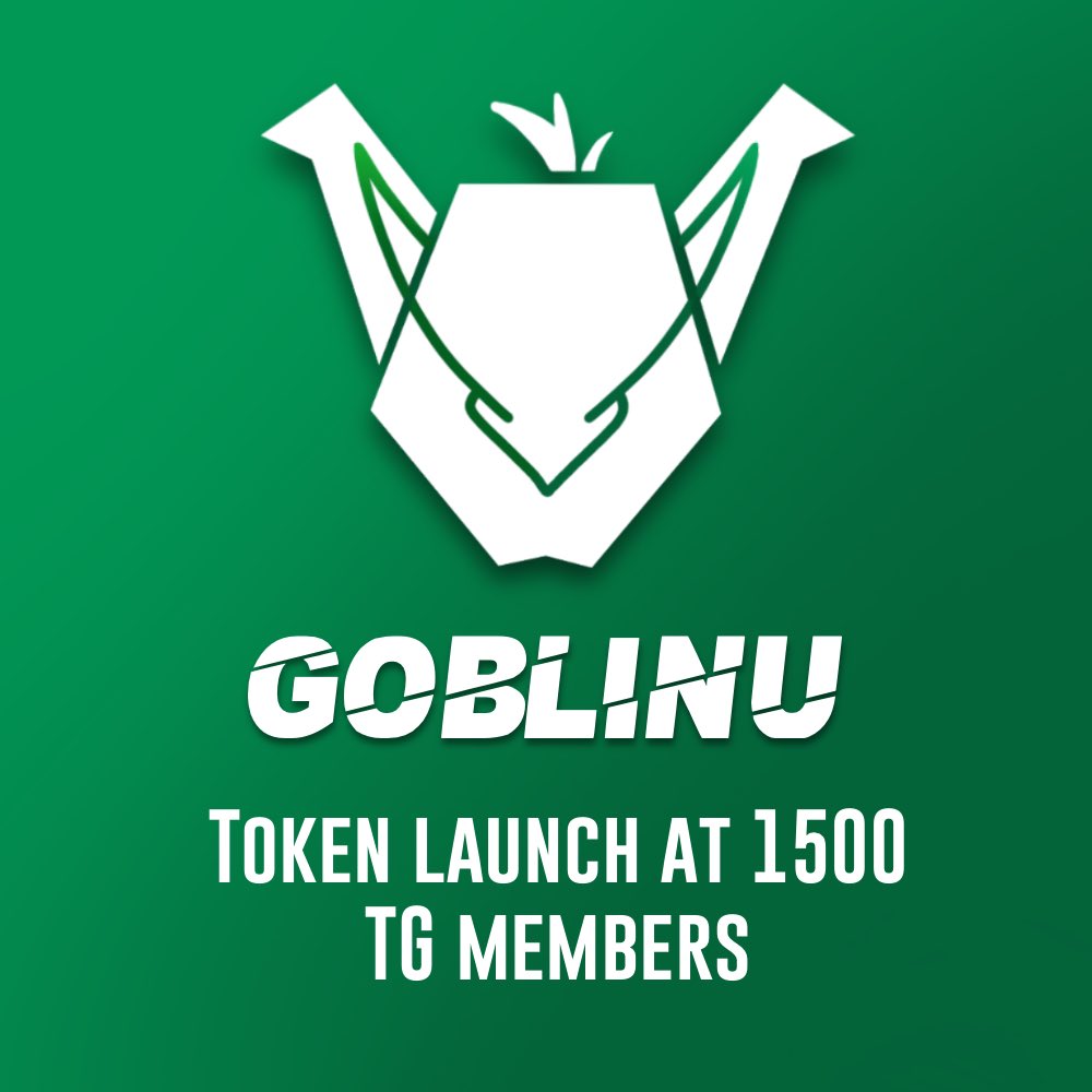 GoblinuToken's tweet photo. @BscGemSniper We’re excited to bring you Goblinu! We’re building an ecosystem centred around our P2E Goblinu Gaming Anthology which is set to melt faces 💥

Our token #Goblinu set is to launch once we reach 1500 Telegram members! 🔥 

Join us on this journey!

https://t.co/4OlhIBYCy6 https://t.co/UTEtoCl8sp