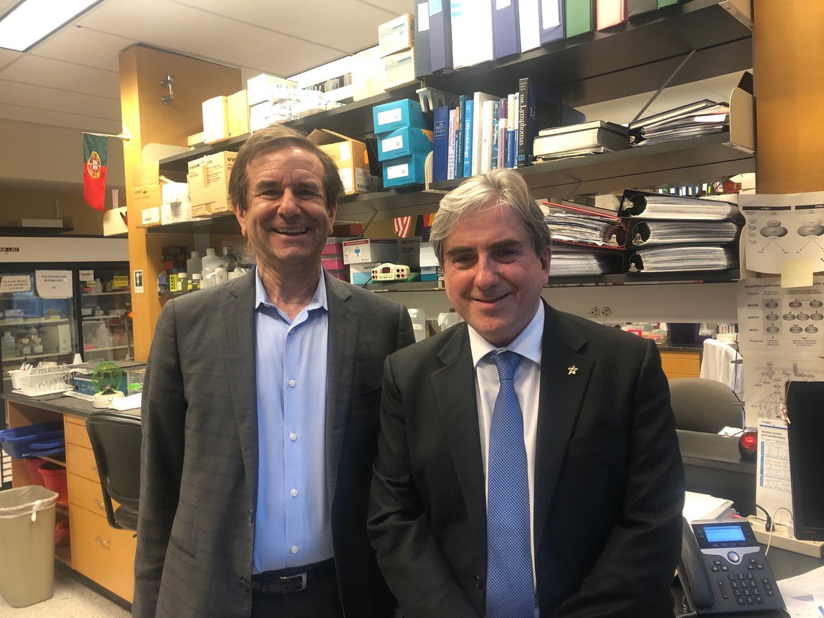 LeonidasPlatan1's tweet photo. With Jan Kitajewski @kitaj_angio, Director of the @UICancerCenter, visiting us here @LurieCancer to discuss research collaborations and community outreach efforts in Chicago. https://t.co/ltecaYqht8