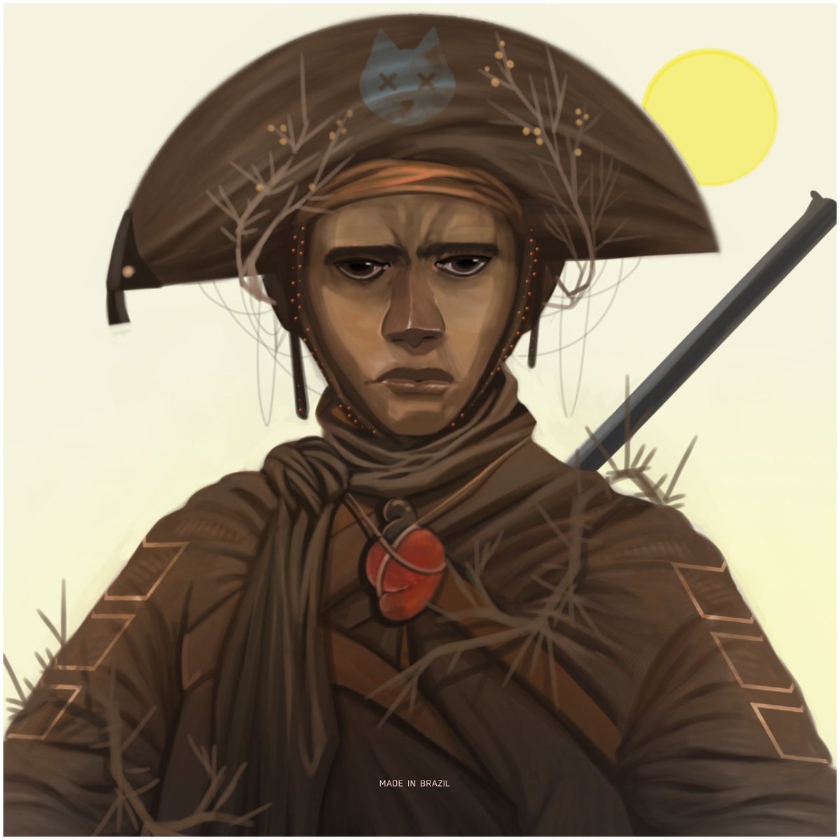 Retina2D's tweet photo. Lampião.💀🔥

#digitalpainting #ilustration https://t.co/nvumBOmktn