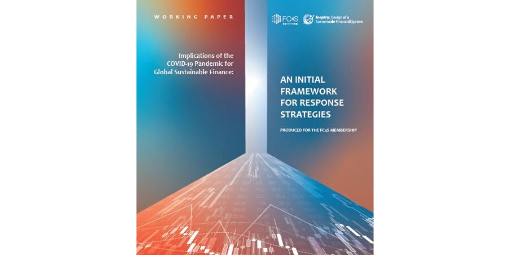 princekui1's tweet photo. @FC4SNetwork @ @fininquiry launched a working paper on the implications of the COVID-19 pandemic on sustainable finance. It looks at 4 major sections, Financial &amp; Capital Markets; Policy Action; Regulation &amp; Supervision; and International Networks. https://t.co/fWfPS4CMDT https://t.co/IHnlWgjFtH