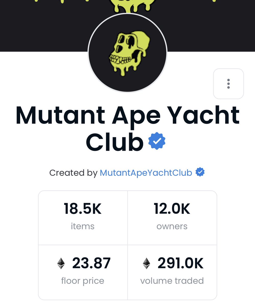 As promised,
Just retweet and follow to win a MAYC NFT worth 24 E 🚀