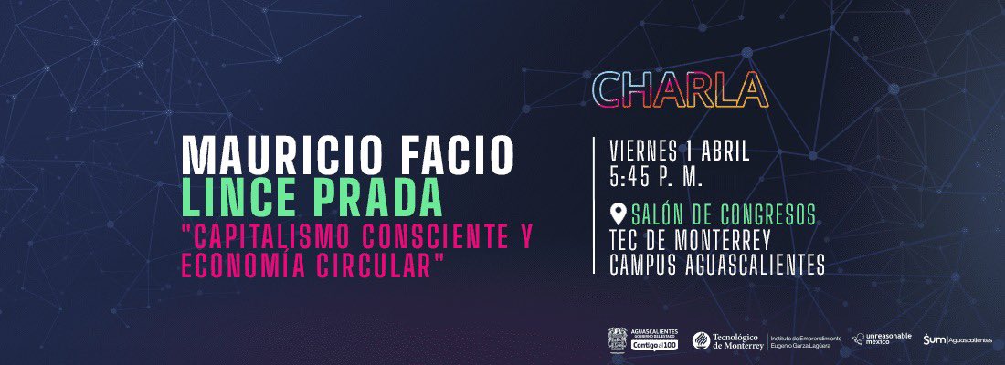 sum_ags's tweet photo. Te invitamos a la charla "Capitalismo consciente y economía circular."
1 de abril 5:45 p.m. EVENTO GRATUITO 🤩 #METAFEST @mauriciofacio_ #emprendimiento #Aguascalientes 

👉 Adquiere aquí tu boleto: 
https://t.co/wel5rdPBT0 https://t.co/h0Eqhh6f47