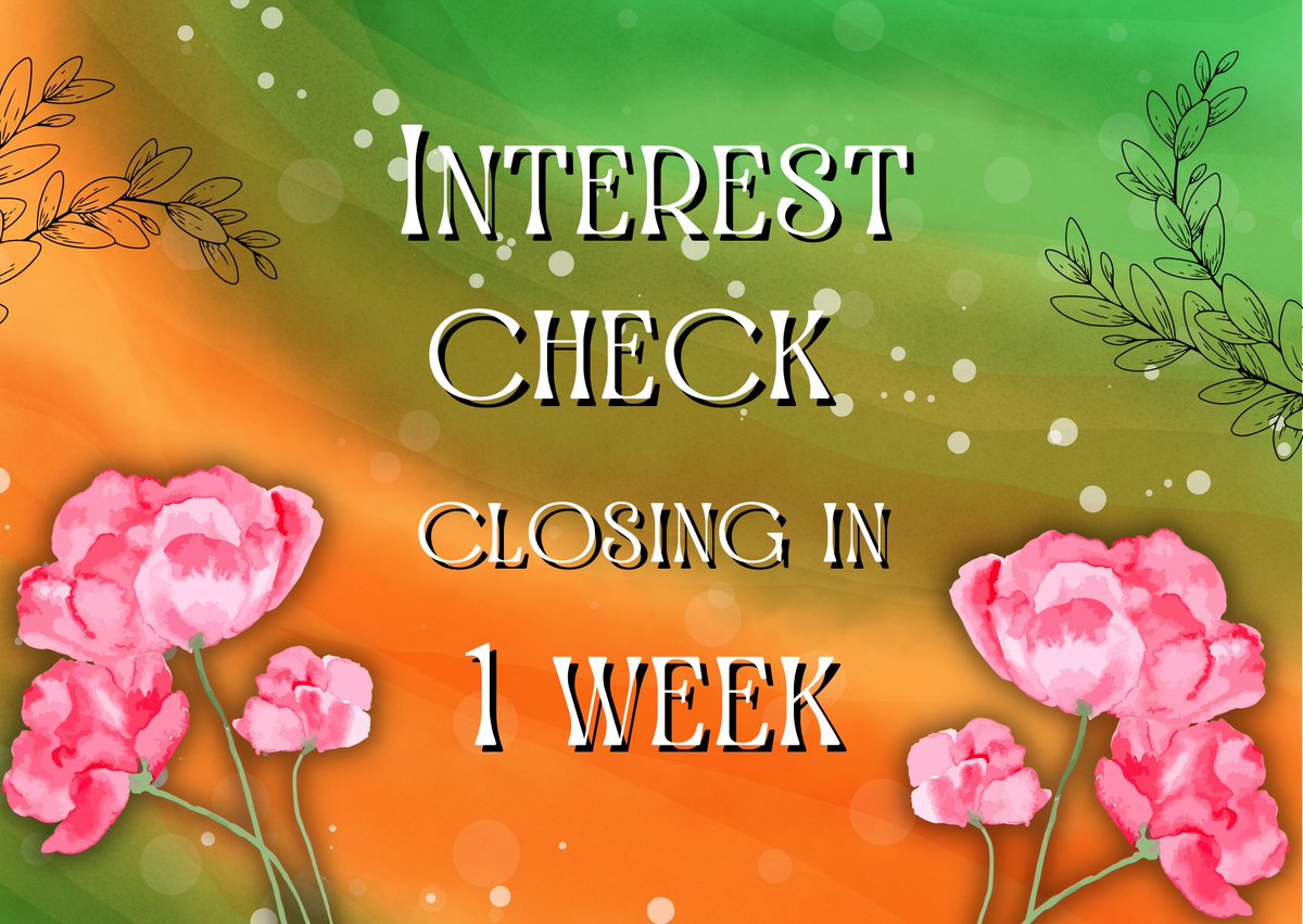 🧡Our Interest Check is closing soon!💚

IC: forms.gle/31HNn699osFMLg……

Every response helps us launch our project! 🙏💖