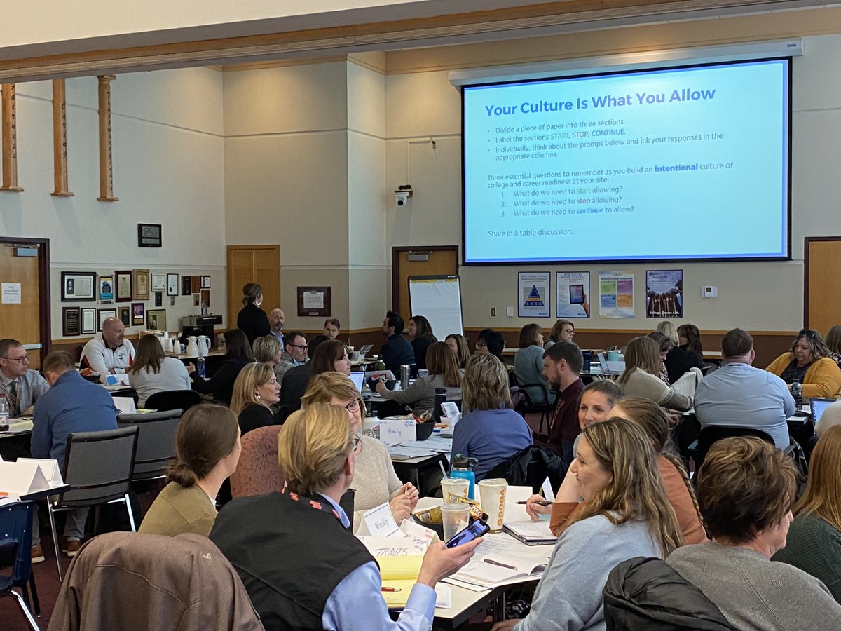 GFPS leaders are learning all about AVID! So proud to be a part of this group of engaged and all in colleagues! #GFSchools <a href="/AVID4College/">AVID</a>