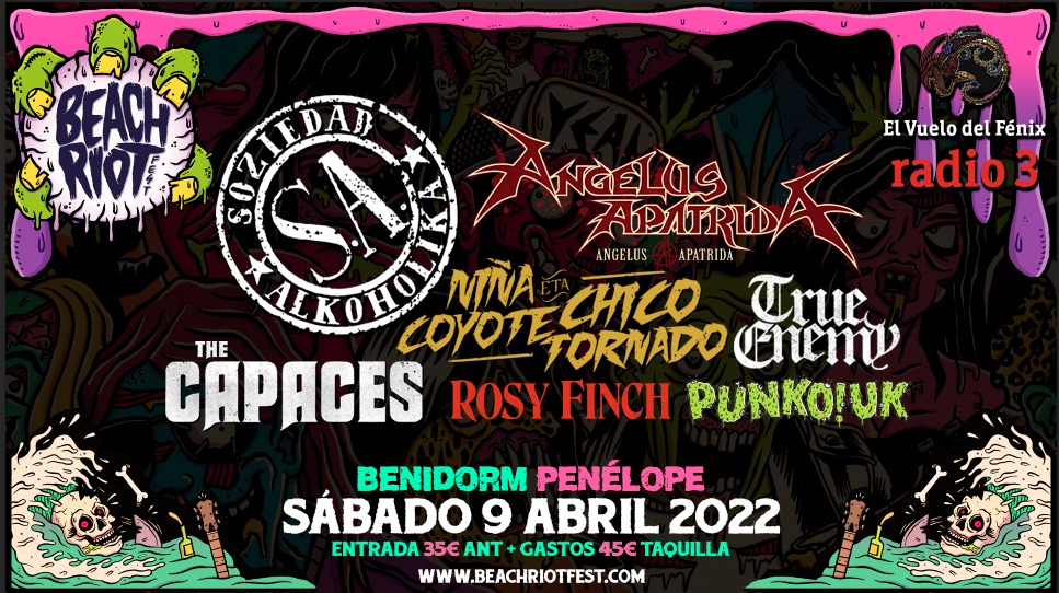 Estamos repasando el cartelazo del #BeachRiotFest de Benidorm <a href="/radio3_rne/">Radio 3</a> Playita y conciertos,planazo! 🤟🤟🍻🎸🎸🏄