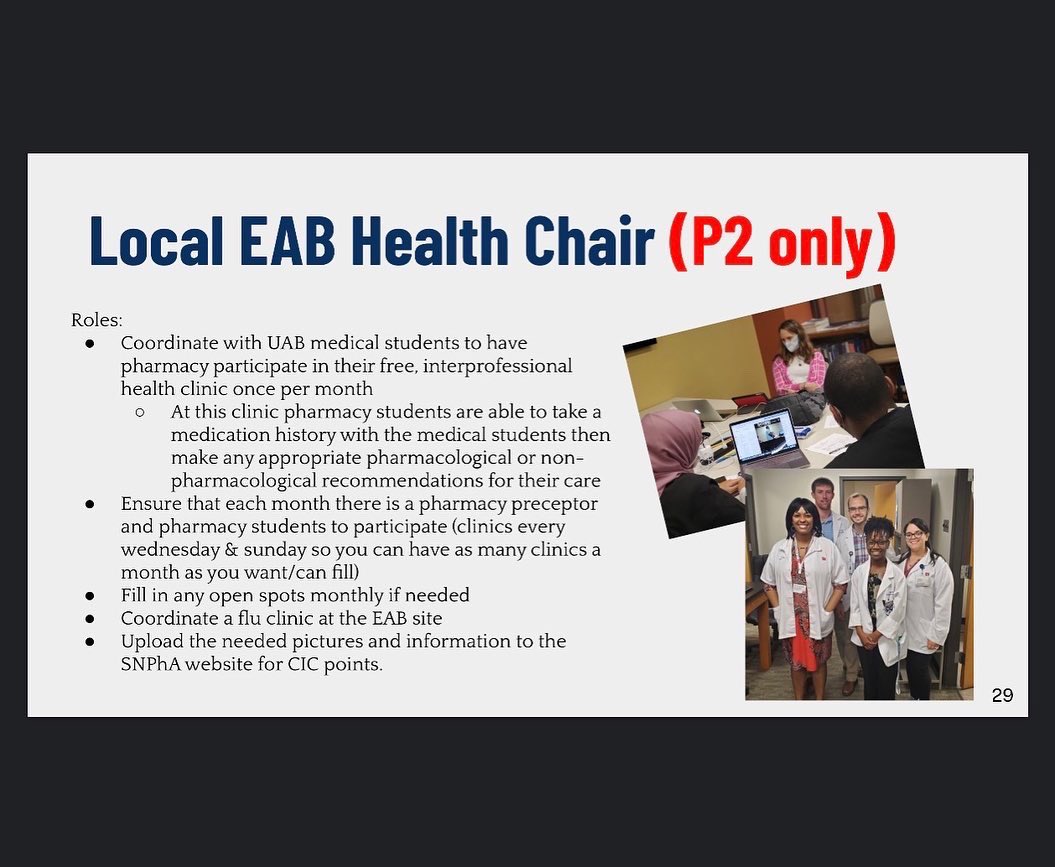 Samford_SNPhA's tweet photo. Meet our Local EAB Health Chair, Katie! Swipe left to see her roles and why she chose her position. If you are interested in being a Local EAB Health Chair of SNPhA, the link is our bio to apply! Applications close on Monday March 28th at 11:59pm!! https://t.co/BlIPm7xneA