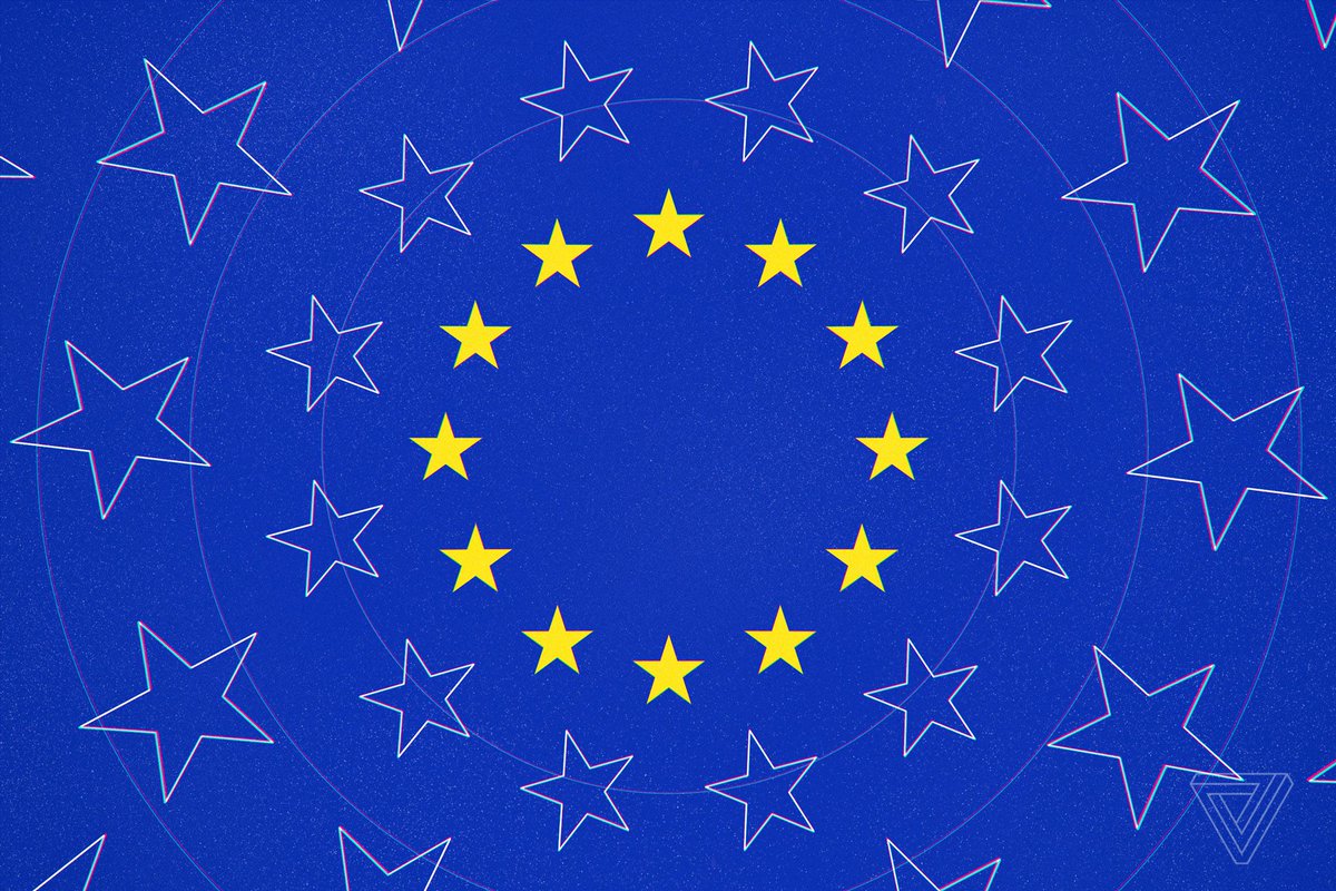 verge's tweet photo. EU targets Big Tech with sweeping new antitrust legislation https://t.co/4HC7FqXR8O https://t.co/jn75vQ1zLq