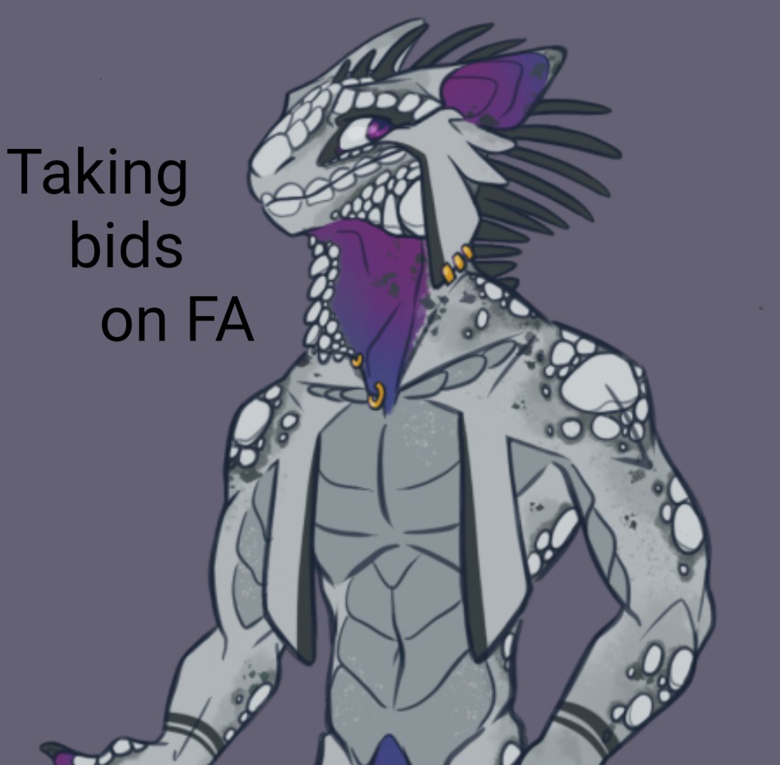 Raiyk86's tweet photo. Hai! I've got an adopt going over on FA 💜💙
Link in description https://t.co/hIz2oNLbDb