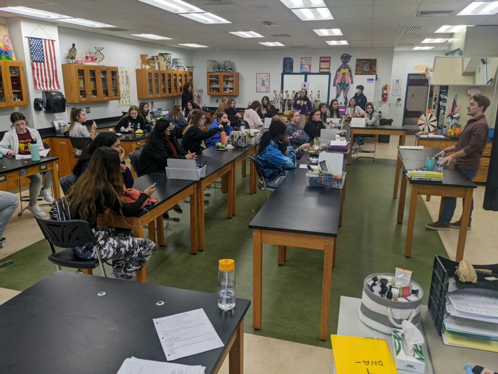 Another successful lunch and learn speaker. We learned so much about the physician assistant career path from WY grad Brandon Rauhauser. #wyproud