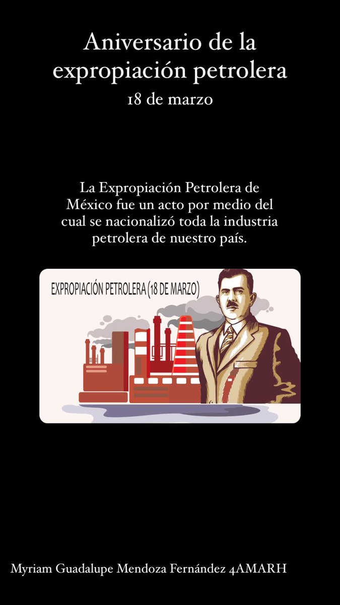 MENDOZAFERNNDE2's tweet photo. Aniversario de la expropiación petrolera #4AMARH https://t.co/Qbou2HxORQ
