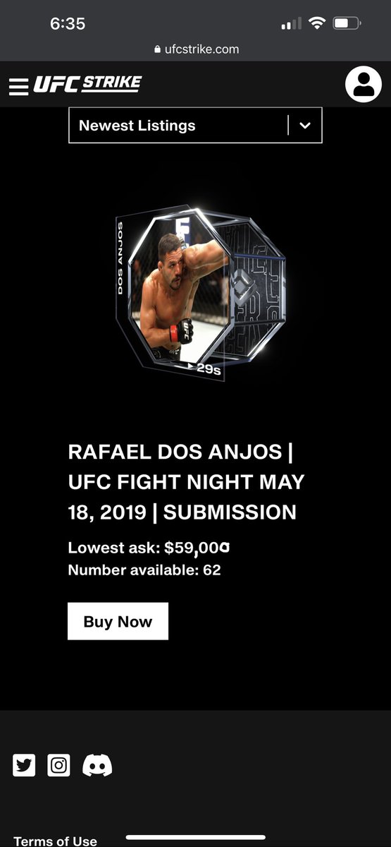 dabbleryan's tweet photo. @UFCStrikeNFT Selling my Dos Anjos at the floor price if anyone is interested.. https://t.co/TAhuGMobrC