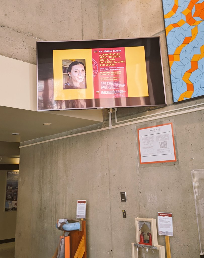 ScienceRegina's tweet photo. Ok, so it is surreal to come back to the building you spent so many days and nights in grad school, after all the years. BUT to walk in and see this! #WSUPhysics #Webster https://t.co/h40i0ZQbYd
