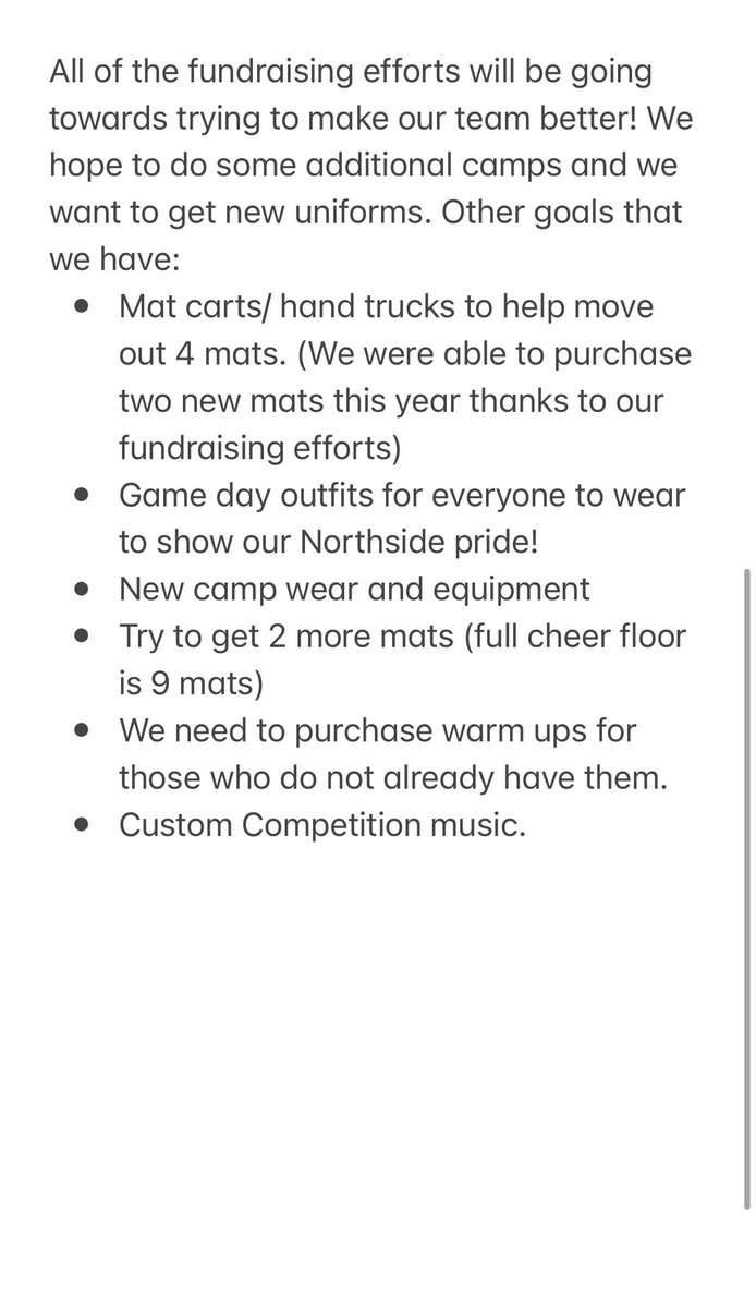 We are so excited for the upcoming cheer season! We wanted to give a little sneak peak of some of our plans to get you all excited too! Go Colts!