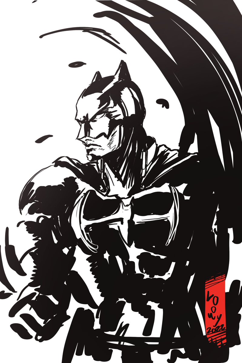 LoomyDrawsStuff's tweet photo. Batman warmup sketch!

#batman #DC https://t.co/cVr8h8eWXd