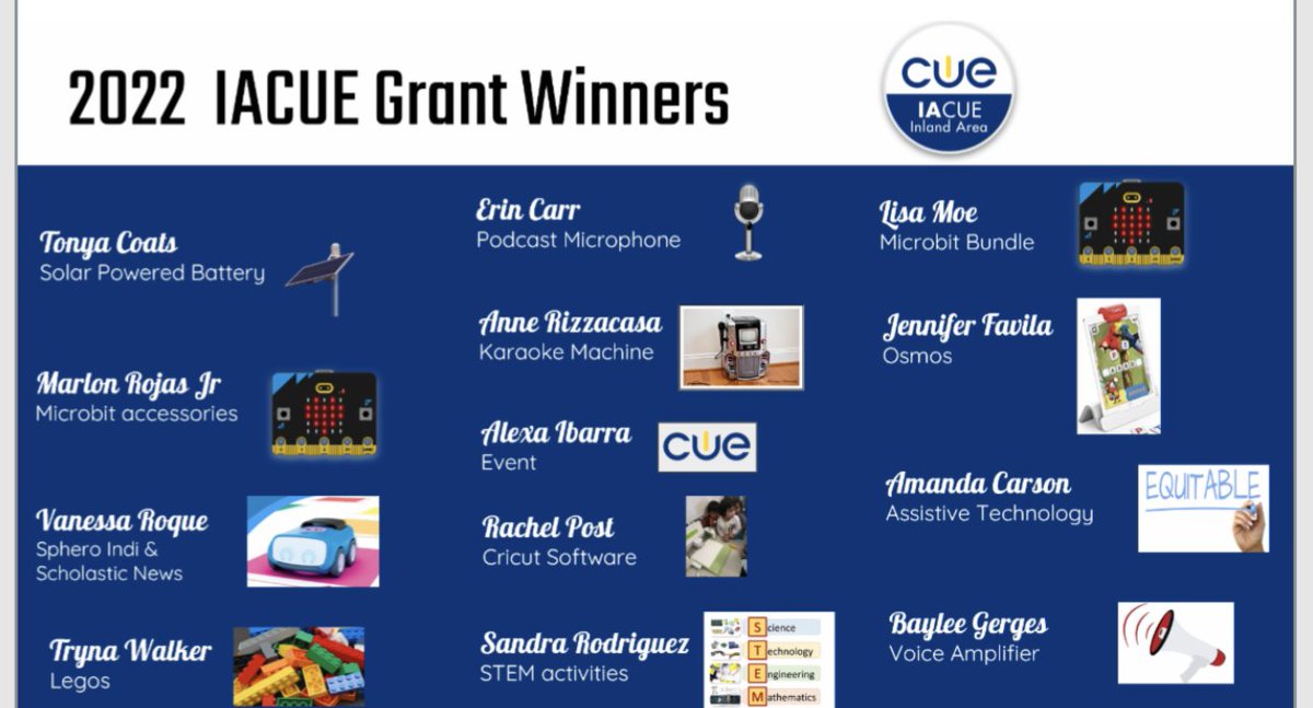 DrSonal_EDU's tweet photo. So excited to see that our very own #microbitpln educators are winners of the @IACUE grant! Congratulations
@MissMoeTeaches
@TeacherCoats
@sandyultrarun
@MrRojas14 (you need to join our next microbit PLN!!)
Can't wait to see what you do with your microbits!!!
Congrats! ♥️ https://t.co/pBkWLGtn9u