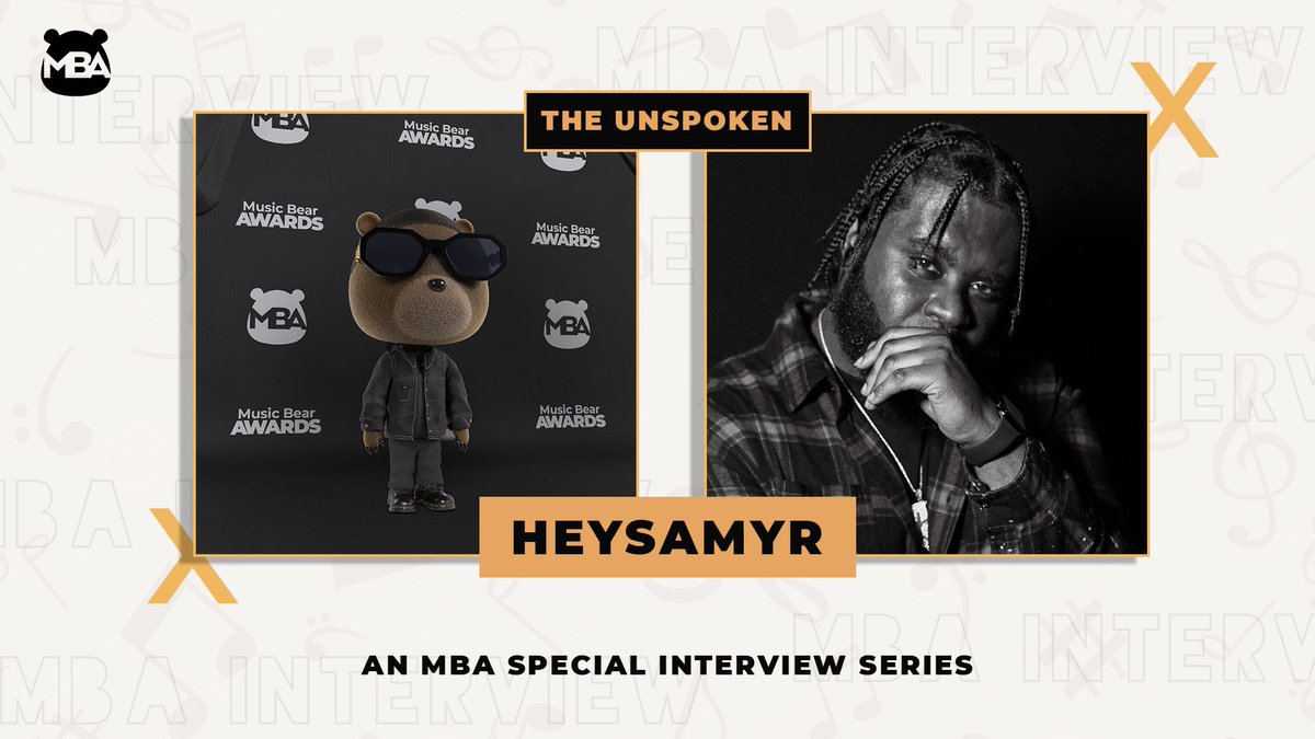 MusicBearAwards's tweet photo. Our next Unspoken's guest will show us another side of the music creation. He is a beat maker that worked with Rick Ross, Jim Jones, Dj Drama, Iman Shumpert and more.

Our next guest is @Heysamyr 

Set a reminder and join us this Sunday

https://t.co/lW6r7OLOBr

#music #MBANFT https://t.co/1uk911leek