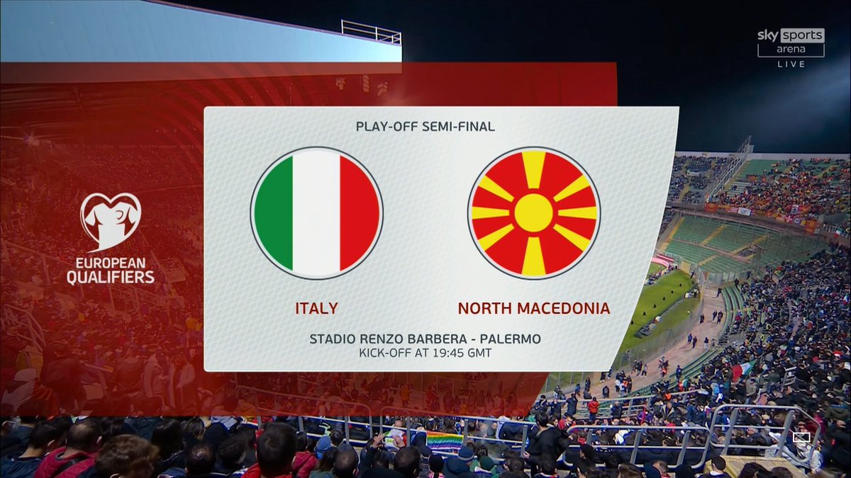 Full match: Italy vs North Macedonia