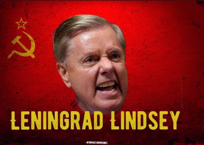 PIO2U's tweet photo. @LindseyGrahamSC Bih... you don't give a damn about Ukraine! 
#GOPPutin #LeningradLindseyGraham #DamnLindseyGraham https://t.co/ccCoA9UnOu