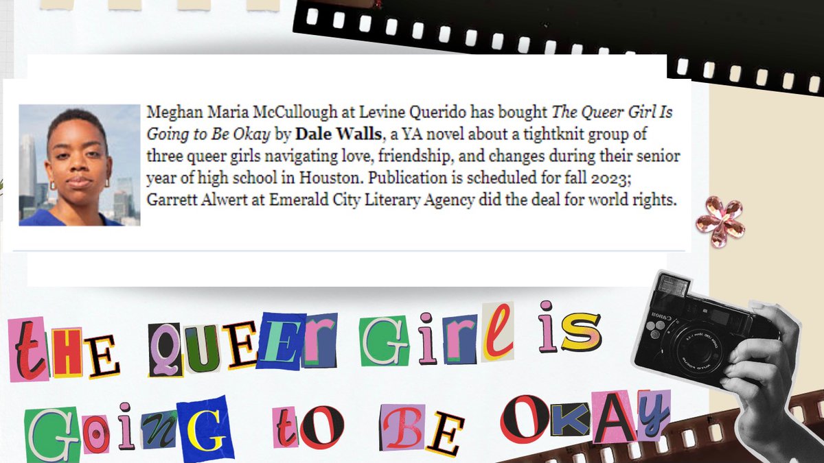 Dale Walls (@dalewallsauthor) on Twitter photo ✨ICONIC & TENDER NEWS ✨
The queer lil book I wrote in high school is going to be published!!
Thank you so much to the #WritingCommunity for always believing in me and to <a href="/GarrettAlwert/">Garrett Alwert</a> and @MeghanMariaMcC and <a href="/LevineQuerido/">Levine Querido</a> for making this possible. ✨ICONIC & TENDER NEWS ✨
The queer lil book I wrote in high school is going to be published!!
Thank you so much to the #WritingCommunity for always believing in me and to <a href="/GarrettAlwert/">Garrett Alwert</a> and @MeghanMariaMcC and <a href="/LevineQuerido/">Levine Querido</a> for making this possible.