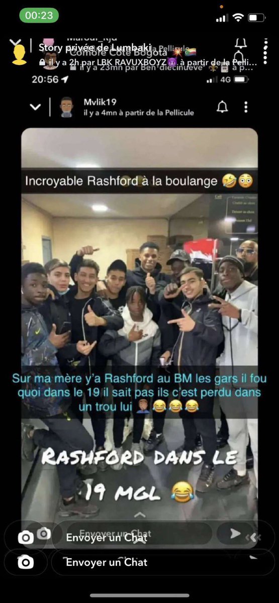 Marcus Rashford était dans les rues de Paris XIX cet après-midi 😁
