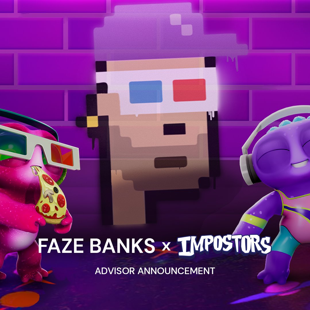 PlayImpostors's tweet photo. We're thrilled to announce the legendary Co-Founder of @FaZeClan, @Banks as our Advisor! 🔥

Social Deduction games THRIVE on content creation and Banks is a pioneer of online gaming culture.

He brings invaluable expertise to our project!

Full Article: https://t.co/T5fHpD592K https://t.co/dWf7LZAYcJ